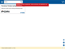 Tablet Screenshot of kartta.pori.fi
